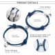 Gift For Valentine's Day 2PCS Couple Magnetic Bracelet Set Mutual Attraction Rope Braided Bracelets Adjustable Charm Couple Jewelry Set For Women Men